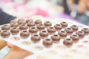 שקעי פרלינים עגולים, מתוך סדנת 'מותק סדנאות שוקולד'